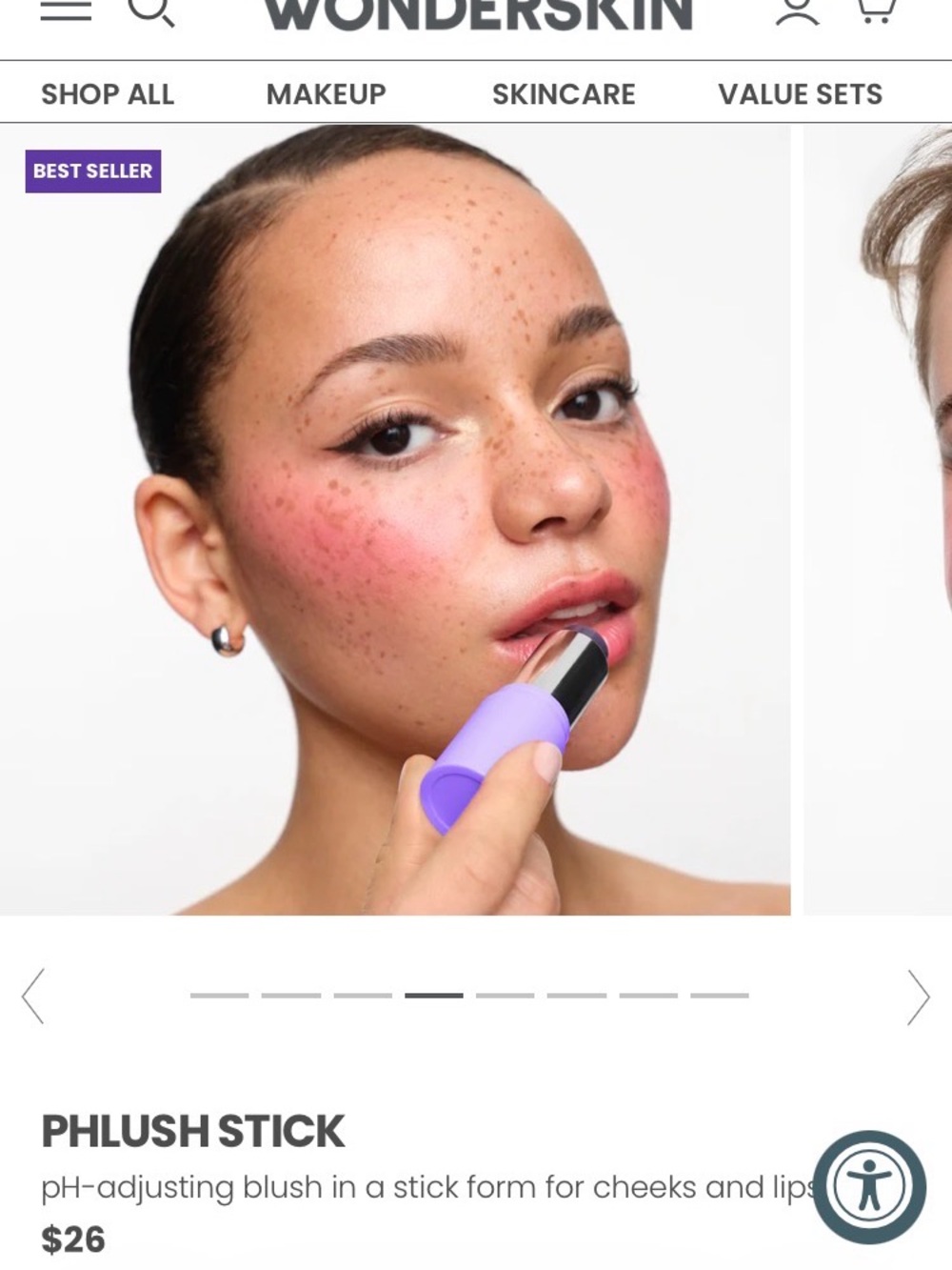 NIB Phlush Stick pH-Adjusting Blush and lip tint